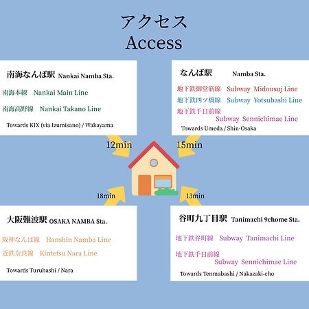 Apartament ハーベスト夕陽丘 Osaka Zewnętrze zdjęcie