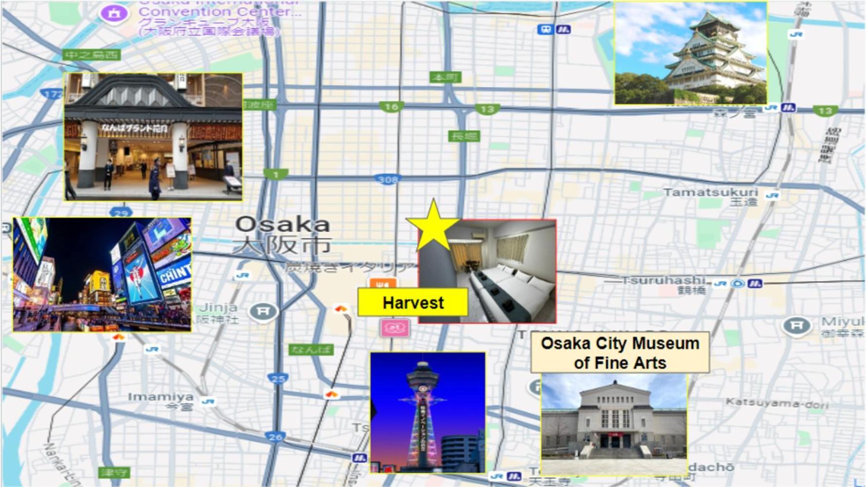 Apartament ハーベスト夕陽丘 Osaka Zewnętrze zdjęcie